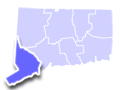 Fairfield Connecticut Region Map