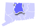 hartford Connecticut Region Map