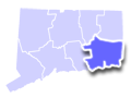 new london Connecticut Region Map